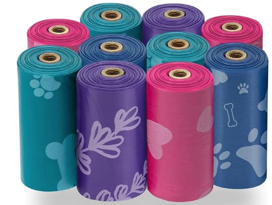 Best Pet Supplies Dog Poop Bags for Waste (150 Bags)